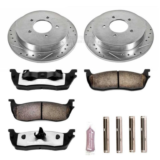 Power Stop 97-00 Ford Expedition Rear Z36 Truck & Tow Brake Kit PowerStop Brake Kits - Performance D&S