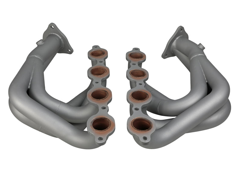 aFe Twisted 304SS Header 2020 Chevy Corvette (C8) 6.2L V8 - Titanium Ceramic Coated aFe Headers & Manifolds