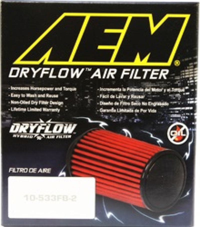 AEM 4.50 in Short Neck 5 in Element Filter AEM Induction Air Filters - Universal Fit