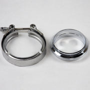 Granatelli 3.0in Flat Flanges w/V-Band Clamp Granatelli Motor Sports Flanges