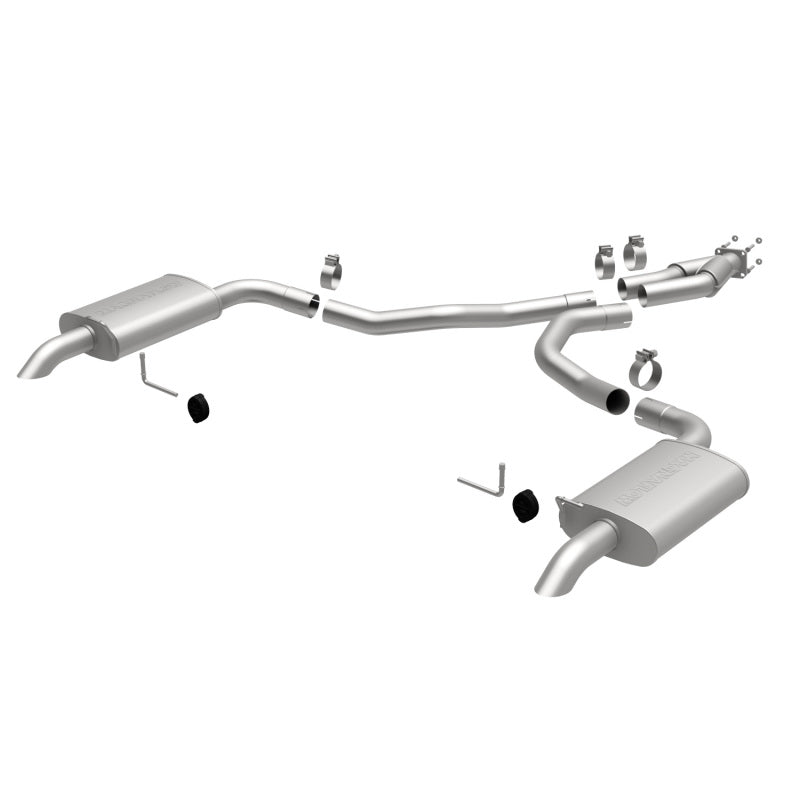 MagnaFlow 75-79 Chevy Corvette V8 5.7L Dual Split Rear Exit Stainless Cat-Back Perf Exhaust Magnaflow Catback
