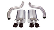 Corsa 2006-2013 Chevrolet Corvette C6 Z06 7.0L V8 Black Sport Axle-Back Exhaust CORSA Performance Axle Back
