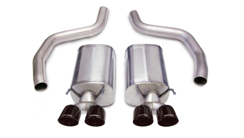 Corsa 2006-2013 Chevrolet Corvette C6 Z06 7.0L V8 Black Sport Axle-Back Exhaust CORSA Performance Axle Back