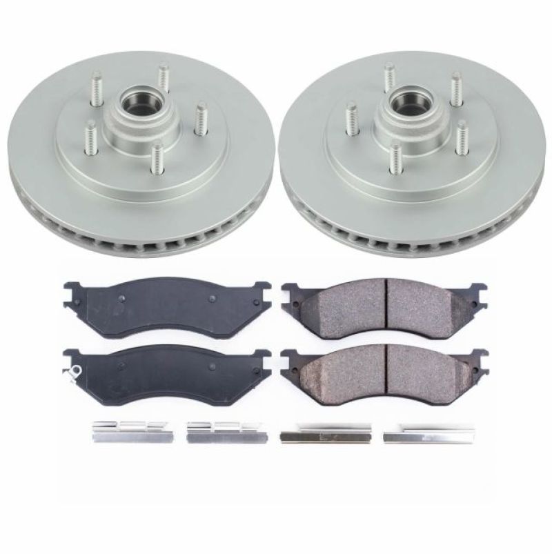 Power Stop 00-02 Ford Expedition Front Z17 Evolution Geomet Coated Brake Kit PowerStop Brake Kits - Performance Blank