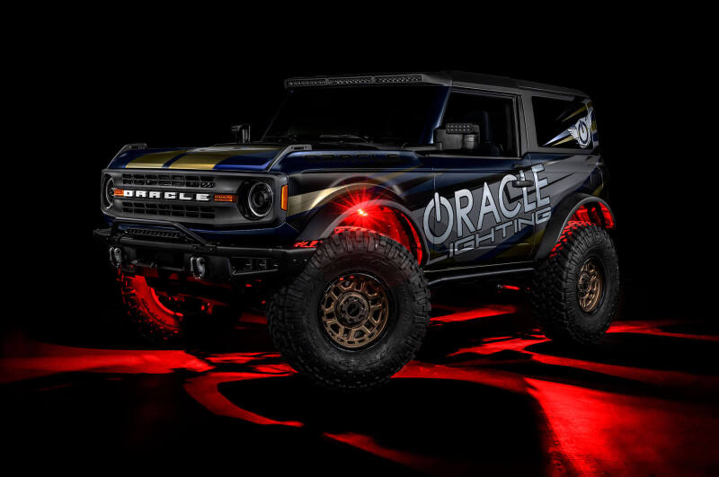 Oracle Underbody RGB+W Wheel Well Rock Light Kit - 8 PCS - ColorSHIFT