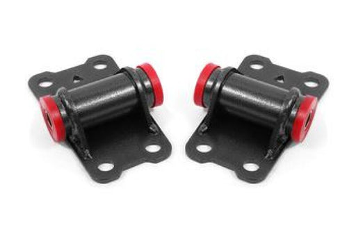 BMR 82-92 F-Body Motor Mount Kit Lower Poly - Black Hammertone BMR Suspension Engine Mounts