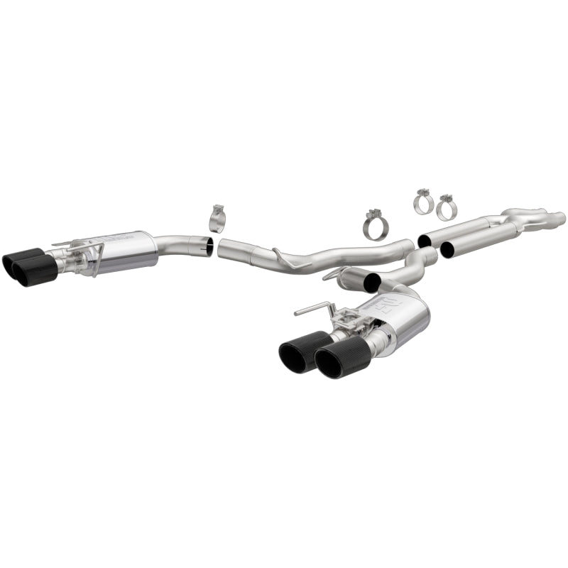 MagnaFlow Cat-Back 2016 Ford Mustang Shelby GT350/GT350R 5.2L V8 Carbon Fiber Tips Magnaflow Catback