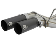 aFe POWER Rebel Series 3in 409 SS Cat Back Exhaust w/ Black Tips 17 Ford F-150 Raptor V6-3.5L aFe Catback
