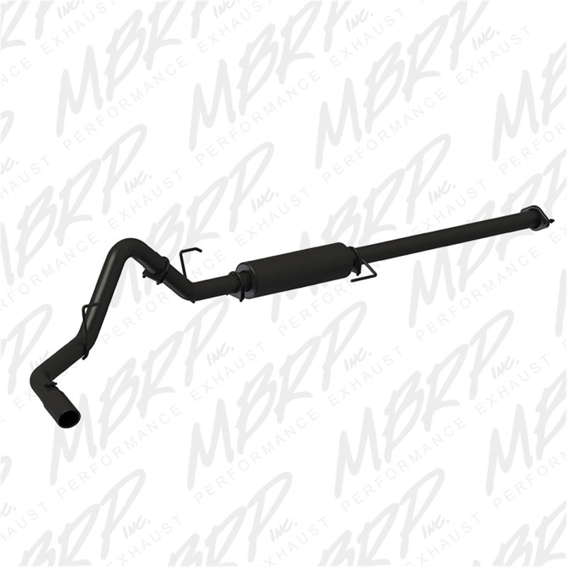 MBRP 2015 Ford F-150 2.7L / 3.5L EcoBoost 3in Cat Back Single Side Black Exhaust System MBRP Catback