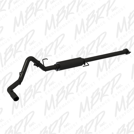 MBRP 2015 Ford F-150 2.7L / 3.5L EcoBoost 3in Cat Back Single Side Black Exhaust System MBRP Catback