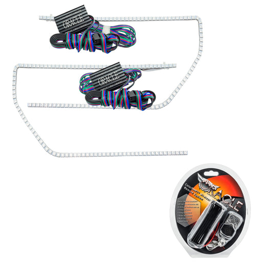 Oracle Ford F-150/Raptor 09-14 Perimeter Halo Kit - ColorSHIFT ORACLE Lighting Headlights