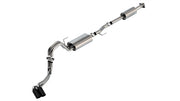 Borla F-150 2021 2.7L/3.5L 4dr CC SB EC STB Lar/KingR/Plnm/LTD 3/2.25 DSE CB Touring BLK CHR Tips Borla Catback