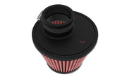K&N Universal Clamp-on Air Filter 2in Flange ID 5-3/16in Base 3-1/2in Top 3-11/16in Height w/ Vent K&N Engineering Air Filters - Universal Fit