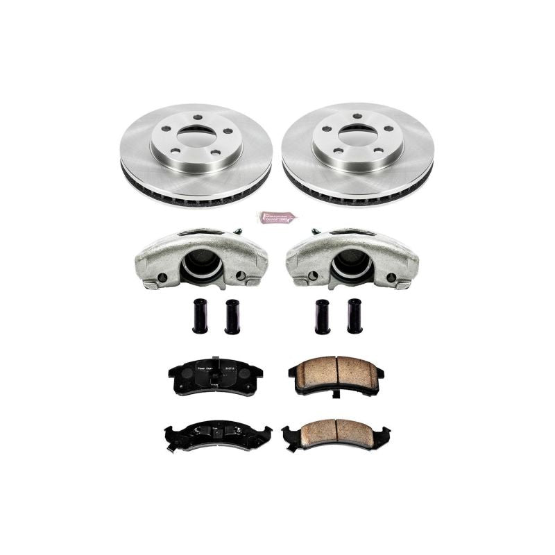 Power Stop 94-99 Buick LeSabre Front Autospecialty Brake Kit w/Calipers PowerStop Brake Kits - OE
