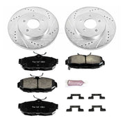 Power Stop 2012 Ford Mustang Rear Z23 Evolution Sport Brake Kit PowerStop Brake Kits - Performance D&S