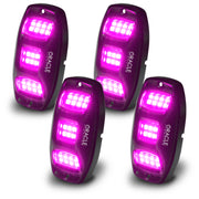 Oracle Underbody RGB+W Wheel Well Rock Light Kit - 4 PCS - ColorSHIFT ORACLE Lighting Light Bars & Cubes