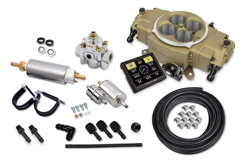 Holley Sniper Stealth 4150 Master Kit - Classic Gold Holley EFI Autoparts