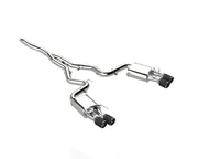 MBRP 18-22 Ford Mustang 2.3L Ecoboost 3in Cat-Back Exhaust w/ Quad Carbon Fiber SS Tips - T304 MBRP Catback