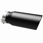 MagnaFlow Tip Stainless Black Coated Single Wall Round Single Outlet 5in Dia 4in Inlet 13in L Magnaflow Catalytic Converter Universal