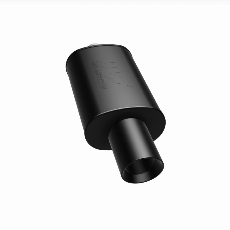 MagnaFlow Muffler with Tip Mag Blk 14x5x8 2.25/4 Magnaflow Muffler