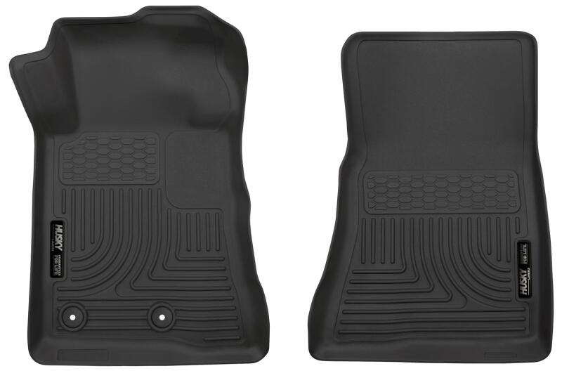Husky Liners 15-22 Ford Mustang X-act Contour Series Front Floor Liners - Black Husky Liners Floor Mats - Rubber