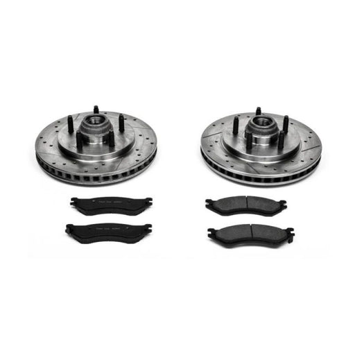 Power Stop 00-02 Ford Expedition Front Z23 Evolution Sport Brake Kit PowerStop Brake Kits - Performance D&S
