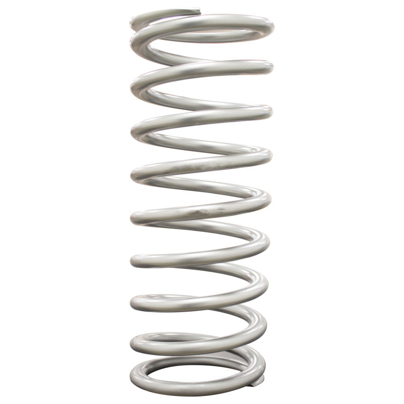 QA1 2-1/2in ID High Travel Spring - 12in Length x 130lbs/in - Silver Powder Coated QA1 Coilover Springs