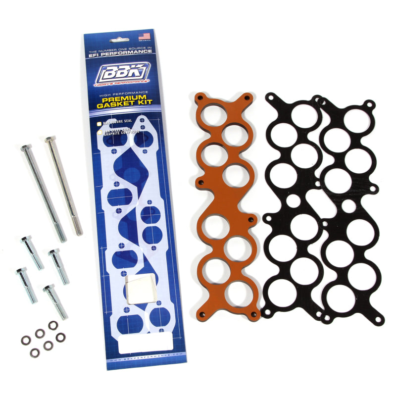 BBK 86-95 Mustang 5.0 Phenolic Manifold Spacer Kit Ford GT40 Cobra 3/8 BBK Intake Spacers