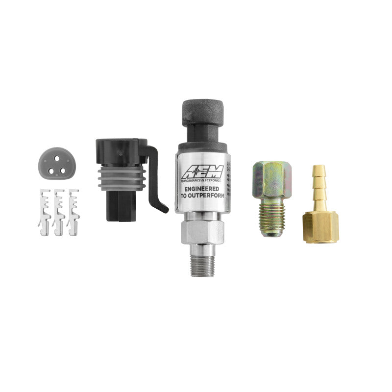 AEM 1 BAR MAP or 15 PSIA Stainless Steel Sensor Kit AEM Gauges