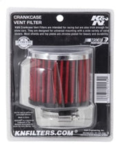 K&N 1.375 inch ID 3 inch OD 2.5 inch H Clamp On Crankcase Vent Filter K&N Engineering Air Filters - Universal Fit