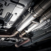 Stainless Works 2018+ Ford Mustang GT 3in Redline Series Catback H-Pipe w/Active Valves & Quad Tips Stainless Works Catback