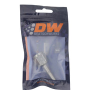DeatschWerks 8AN Female Flare Swivel to 5/16in Male EFI Quick Disconnect - Anodized DW Titanium DeatschWerks Fuel Components Misc