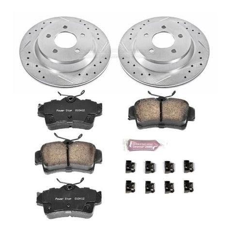 Power Stop 94-99 Ford Mustang Rear Z23 Evolution Sport Brake Kit PowerStop Brake Kits - Performance D&S