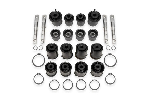 BMR 97-04 Chevrolet Corvette C5 / 05-13 Corvette C6 Front & Rear Control Arms Bearing Kit - Black BMR Suspension Bushing Kits