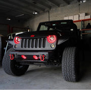 Oracle 7in High Powered LED Headlights - Black Bezel - ColorSHIFT No Controller ORACLE Lighting Headlights