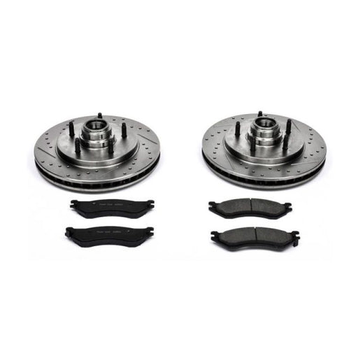 Power Stop 97-00 Ford Expedition Front Z23 Evolution Sport Brake Kit PowerStop Brake Kits - Performance D&S