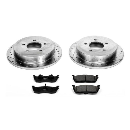 Power Stop 00-02 Ford Expedition Rear Z23 Evolution Sport Brake Kit PowerStop Brake Kits - Performance D&S