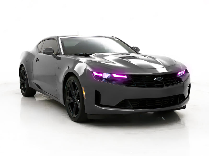 Oracle 19-21 Chevy Camaro LS/LT RGB+A Headlight DRL Kit - ColorSHIFT w/ RF Controller ORACLE Lighting Headlights