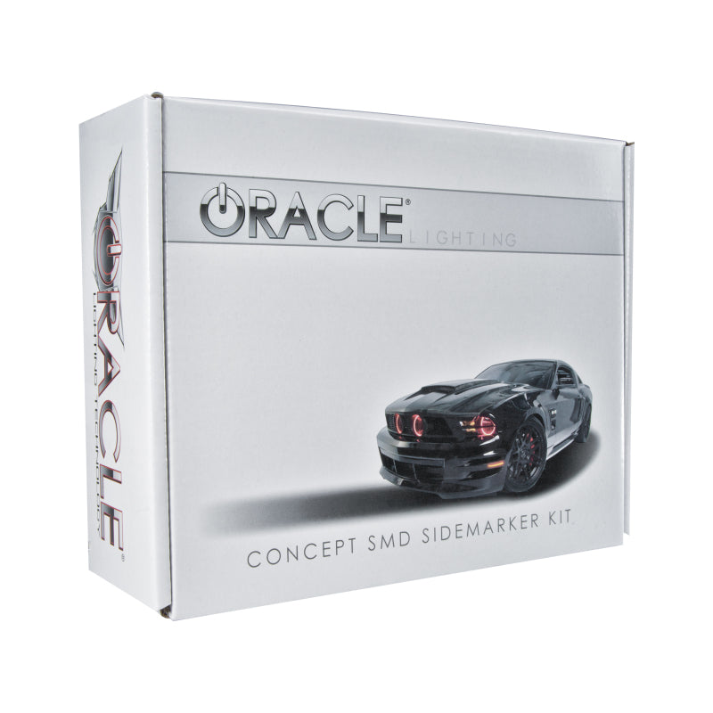 Oracle 10-14 Ford Mustang Concept Sidemarker Set - Tinted - No Paint ORACLE Lighting Light Strip LED