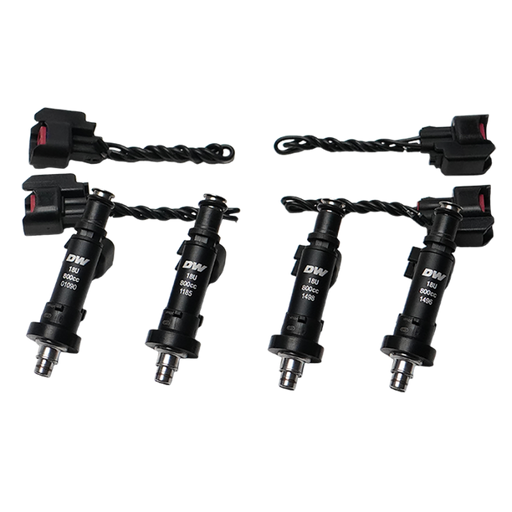 DeatschWerks Honda/Acura B/D/F/H Series 800cc Injectors DeatschWerks Fuel Injector Sets - 4Cyl