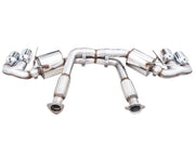 AWE Tuning 2020 Chevrolet Corvette (C8) Touring Edition Exhaust - Quad Chrome Silver Tips AWE Tuning Catback
