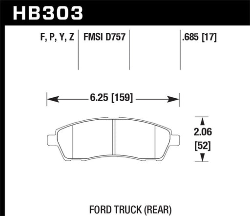 Hawk Super Duty Street Brake Pads Hawk Performance Brake Pads - Performance