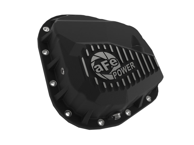 aFe 97-23 Ford F-150 Pro Series Rear Differential Cover Black w/ Machined Fins aFe Diff Covers