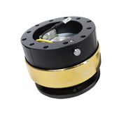 NRG Quick Release Gen 2.0 - Black Body / Chrome Gold Ring NRG Quick Release Adapters