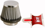 K&N Universal Chrome Filter - Round Tapered - 3in Base OD x 2in Top OD x 2.375in H K&N Engineering Air Filters - Universal Fit