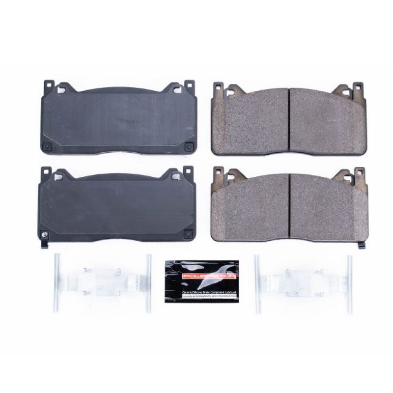 Power Stop 16-19 Ford Mustang Front Z23 Evolution Sport Brake Pads w/Hardware PowerStop Brake Pads - Performance