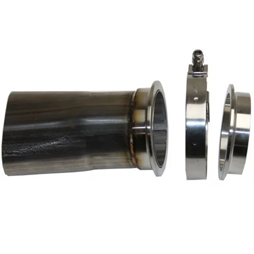 Granatelli 3in Round to 3in Oval Exhaust Pipe Adapter w/V-Band Connection Granatelli Motor Sports Exhaust Adapters