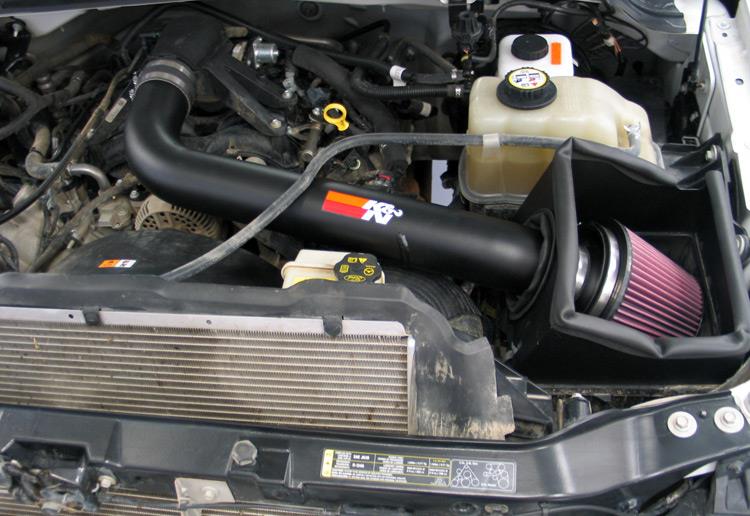 K&N 07-08 Ford F250 SD V8-5.4L Black High Flow Performance Kit K&N Engineering Cold Air Intakes