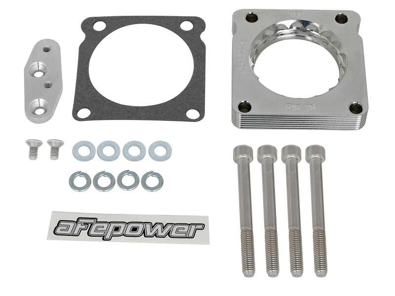 aFe 01-16 Nissan Patrol (Y61) L6-4.8L Silver Bullet Throttle Body Spacer aFe Throttle Body Spacers