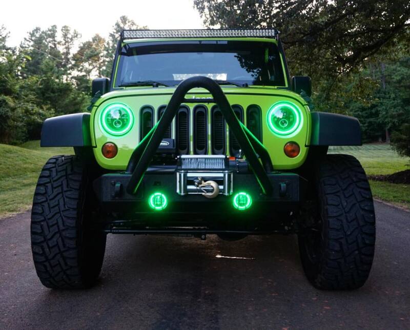 Oracle 7in High Powered LED Headlights - Black Bezel - ColorSHIFT - BC1 ORACLE Lighting Headlights